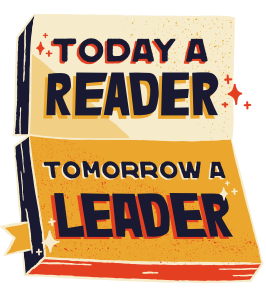 Today a reader, tomorrow a leader icon